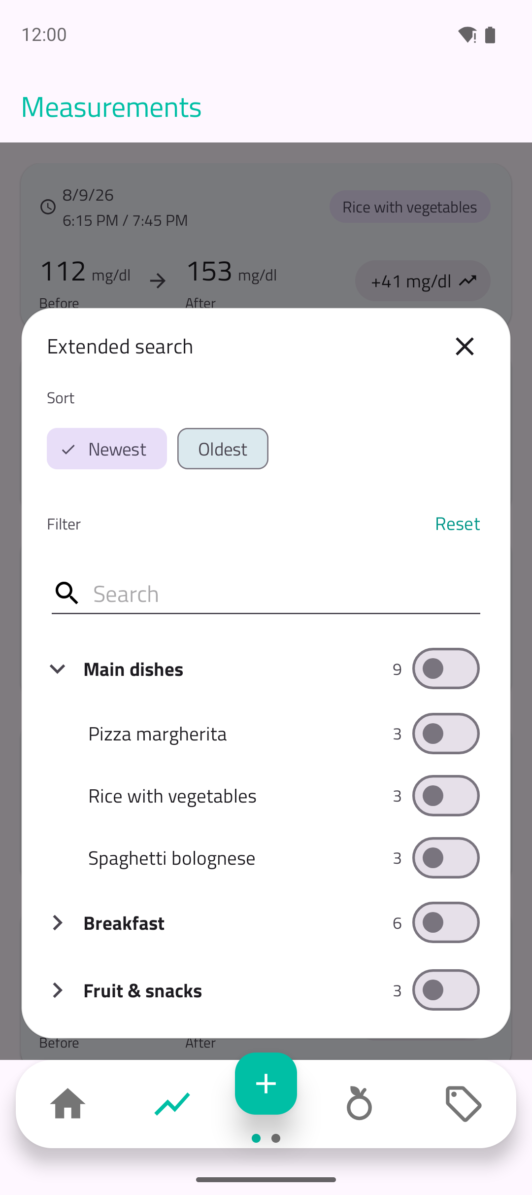 Advanced search