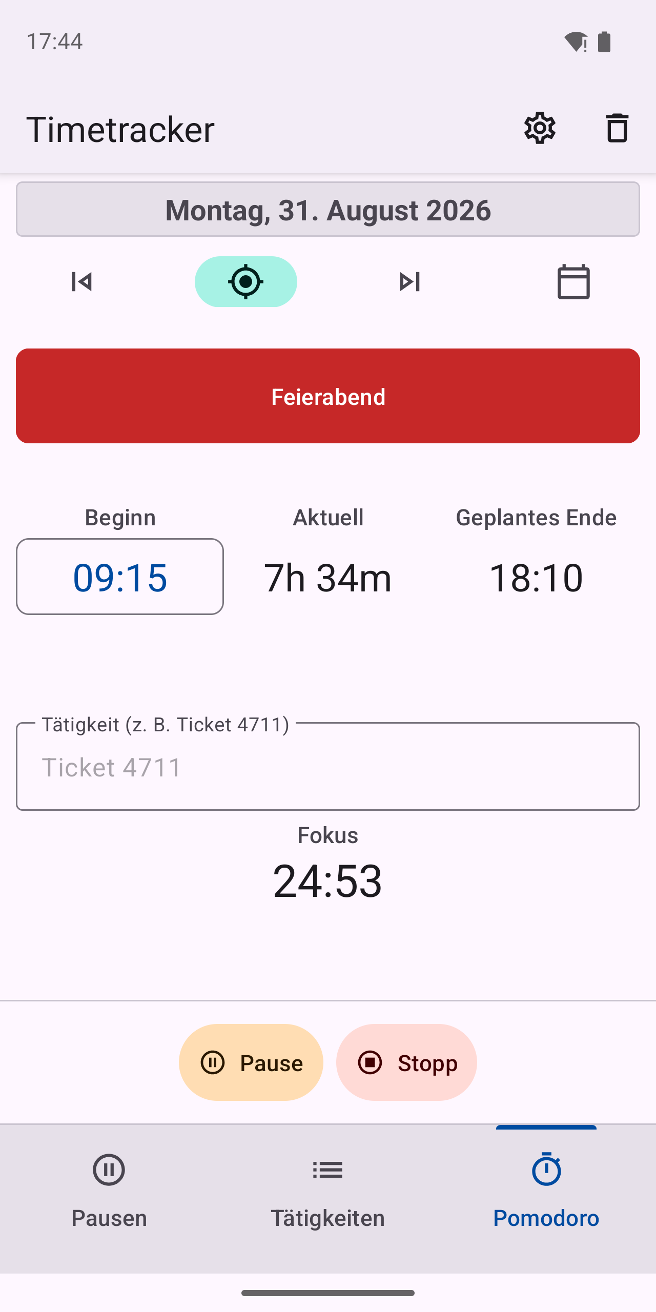 Pomodoro-Timer