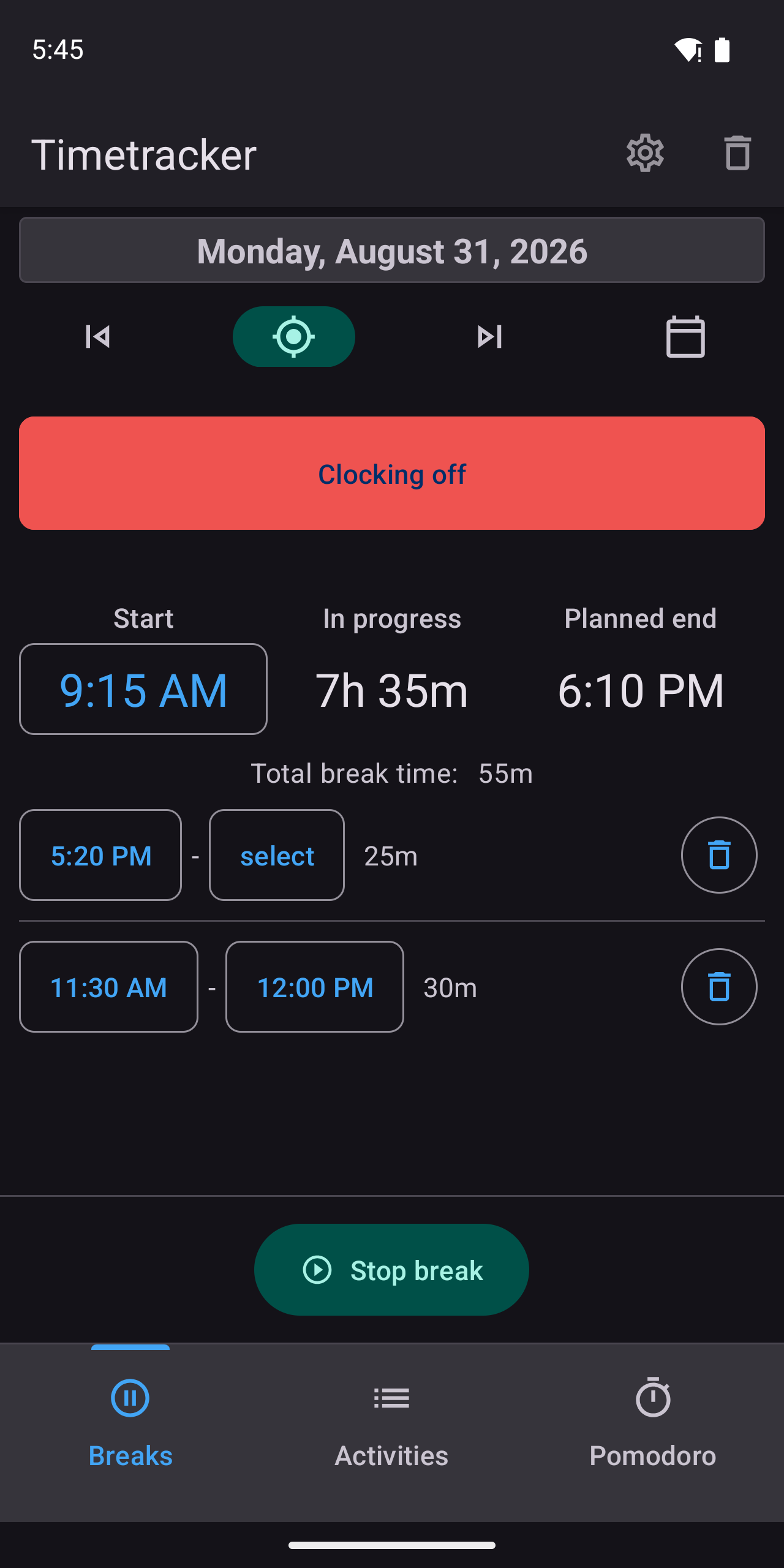 Dark mode